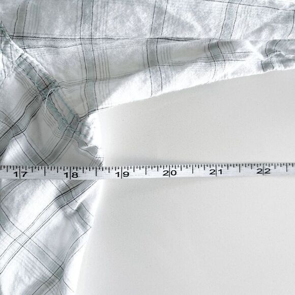 Wrangler Womens Checkered Snap Up Long Sleeve Western Shirt Blue White Small - Picture 8 of 8